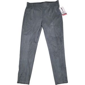 Seven 7 Brand Faux Suede Gray Stretch Pull-on Leggings size XL